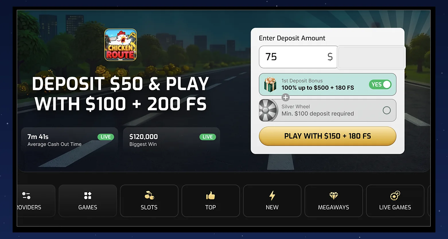Traffic Source Content in the BackOffice: a Marketing URL mapped to tailored homepage, category and cashier banners, with the URL stored on the player profile as a reusable segment filter.